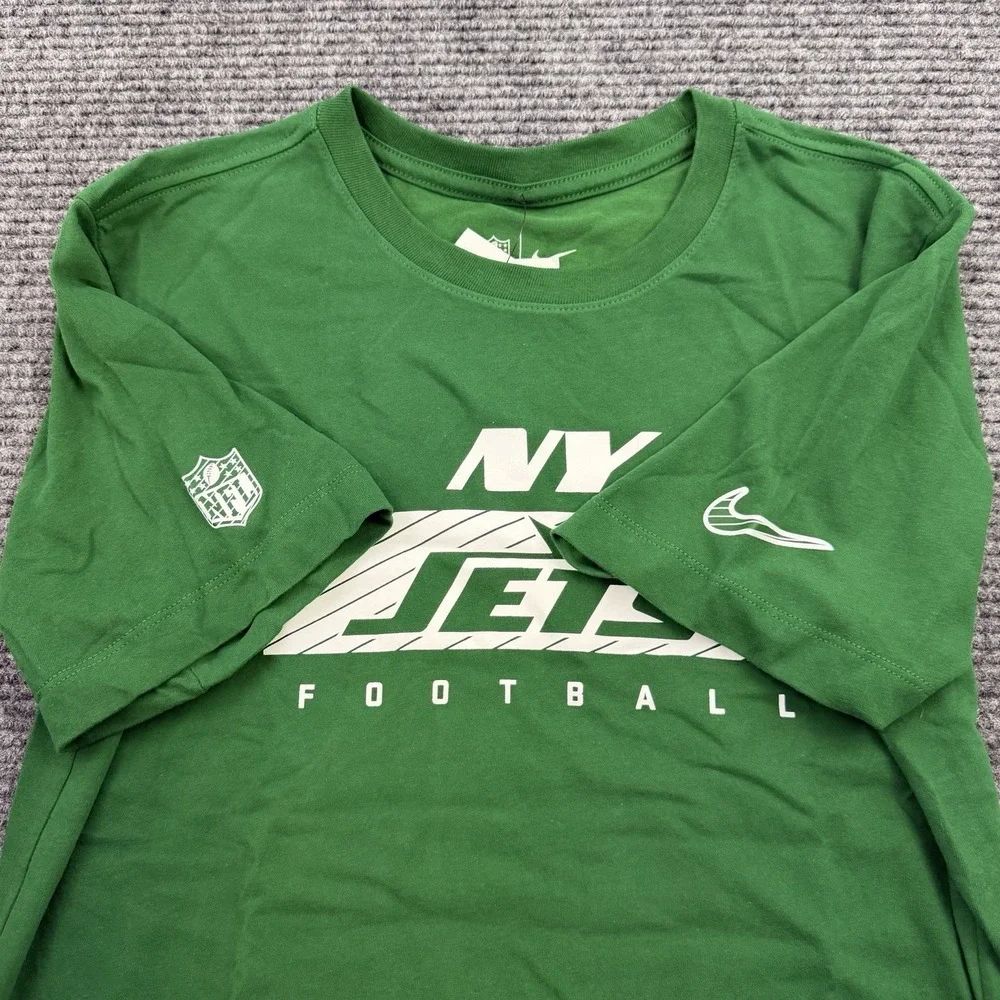 Nike‎ Dri Fit New York Jets Shirt Men's Size Small Green NFL Logo New With Tags
